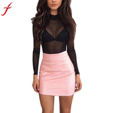 Load image into Gallery viewer, Leather Skirt High Waist Pencil Skirt