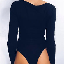 Load image into Gallery viewer, Long Sleeve Rivet Bodysuit