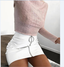 Load image into Gallery viewer, High Waist Bodycon Mini Skirt